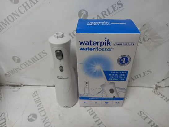 BOXED WATERPIK WATER FLOSSER CORDLESS PLUS 210828AJ