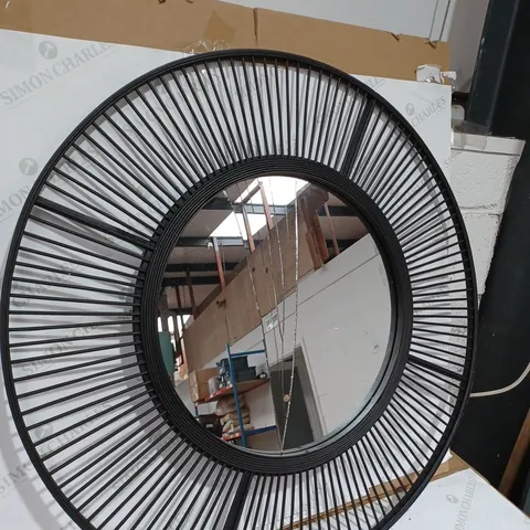 KELLY HOPPEN BAMBOO CIRCULAR MIRROR