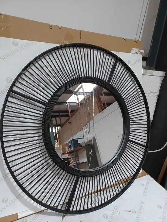 KELLY HOPPEN BAMBOO CIRCULAR MIRROR