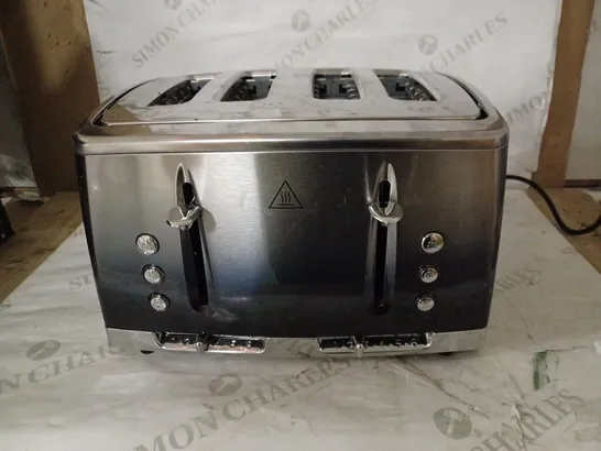 RUSSELL HOBBS 25141 STAINLESS STEEL FOUR SLICE TOASTER