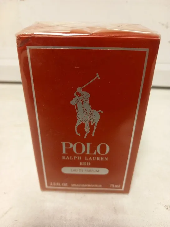 BOXED AND SEALED POLO RALPH LAUREN RED EAU DE PARFUM 75ML 