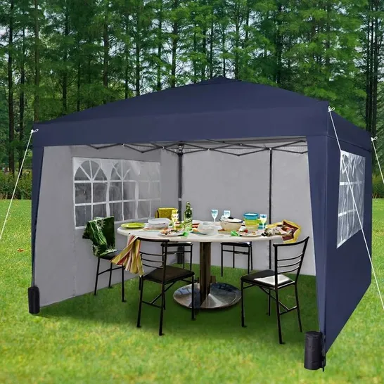 BOXED JARROW ALUMINIUM POP UP GAZEBO 3X3M