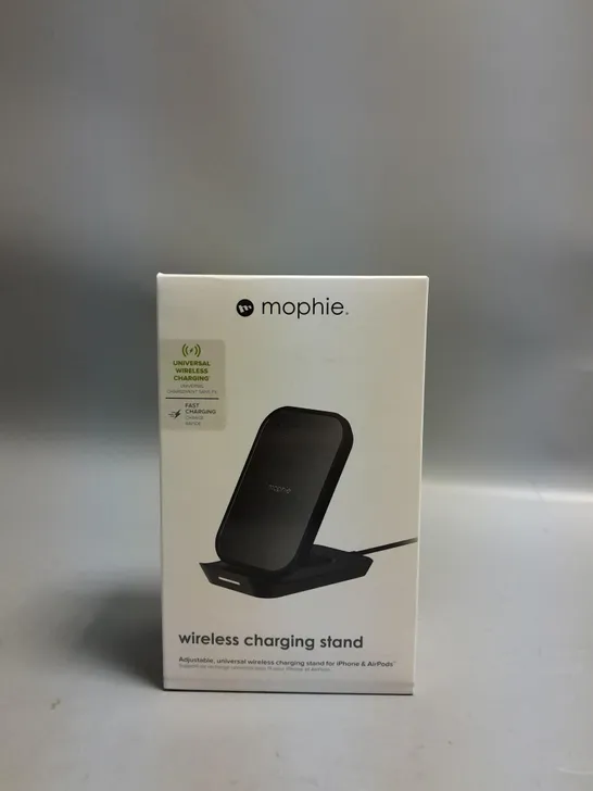 MOPHIE WIRELESS FAST CHARGING STAND UNIVERSAL 10W FOR IPHONE AIRPOD QI BLACK