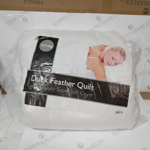 SEALED DUCK FEATHER QUILT - 13.5 TOG DOUBLE