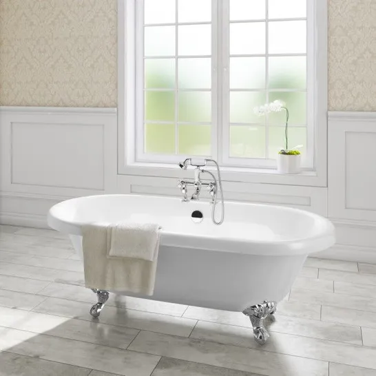 BOXED PARK ROYAL 1800 DOUBLE ENDED BATH (EXC FEET)