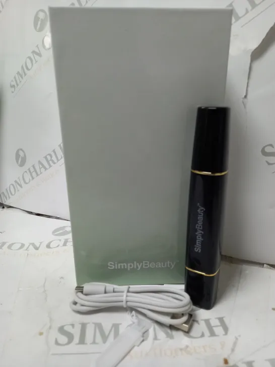 SIMPLY BEAUTY 2 IN 1 SUPER SMOOTH FACE & BROWS HAIR REMOVER SYSTEM BLACK