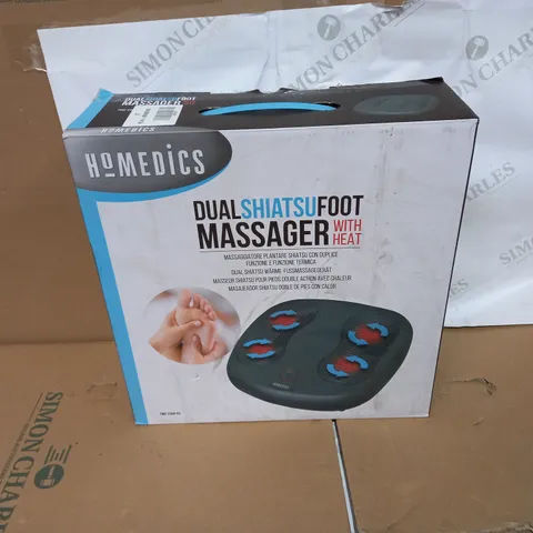 BOXED HOMEDICS DUAL SHIATSU FOOT MASSAGER WITH HEAT FMS-230H-EU