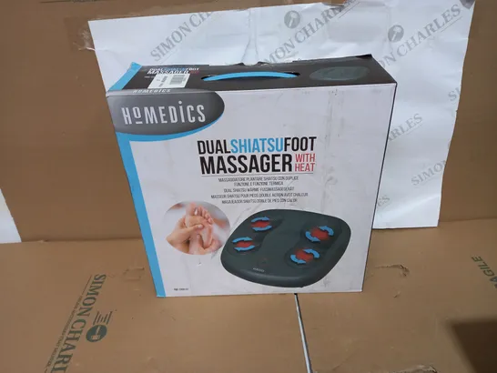 BOXED HOMEDICS DUAL SHIATSU FOOT MASSAGER WITH HEAT FMS-230H-EU