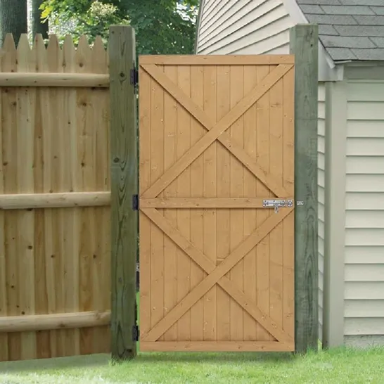 BOXED TULLAHASSEE NATURAL TIMBER WOODEN GATE