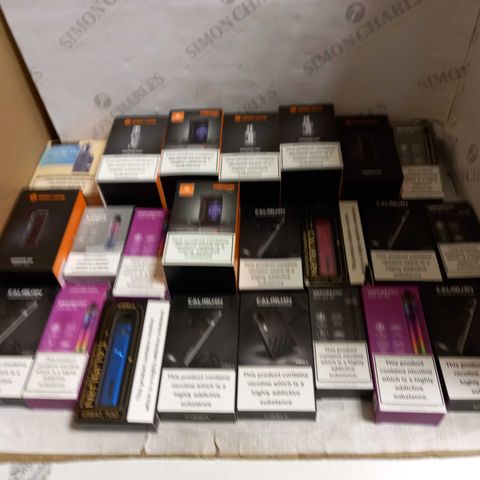 LOT OF APPROXIMATELY 20 E-CIGARATTES TO INCLUDE CALIBURN K2, GEEKVAPE ETC.
