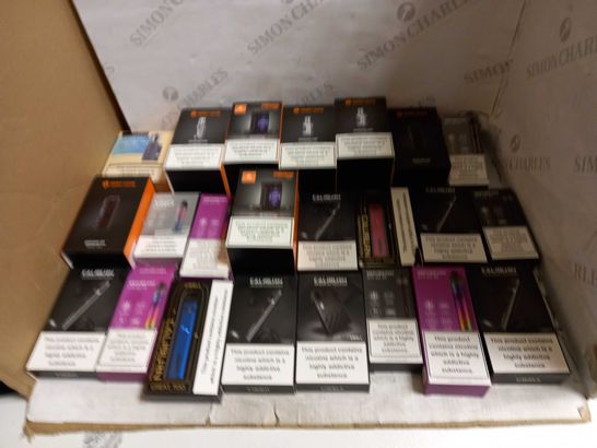 LOT OF APPROXIMATELY 20 E-CIGARATTES TO INCLUDE CALIBURN K2, GEEKVAPE ETC.