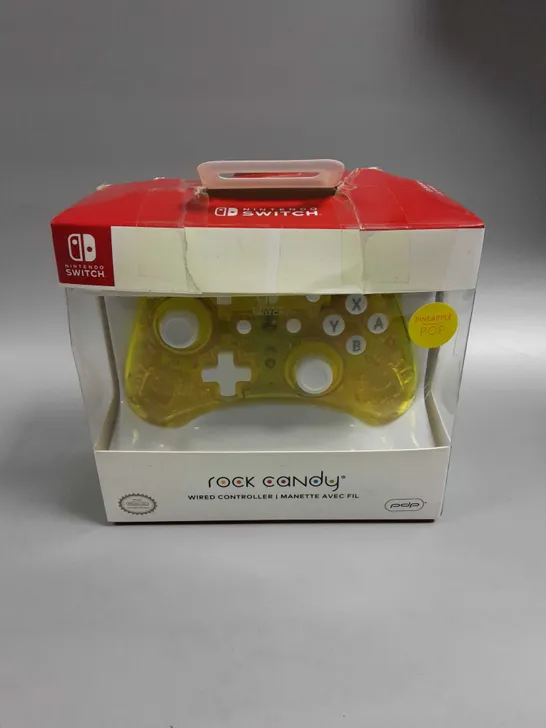 BOXED NINTENDO SWITCH ROCK CANDY WIRED CONTROLLER 