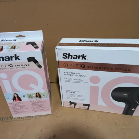 SHARK STYLE IQ IONIC HAIR DRYER & STYLER W/ ACCESSORIES