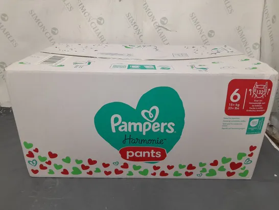 132 PAMPERS BABY NAPPIES PANTS SIZE 6 (15 KG+)