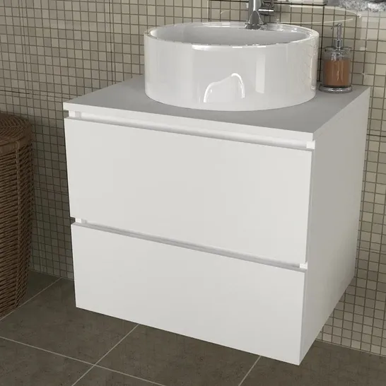 BOXED CARMITA WALL MOUNTED VANITY UNIT (1 BOX)