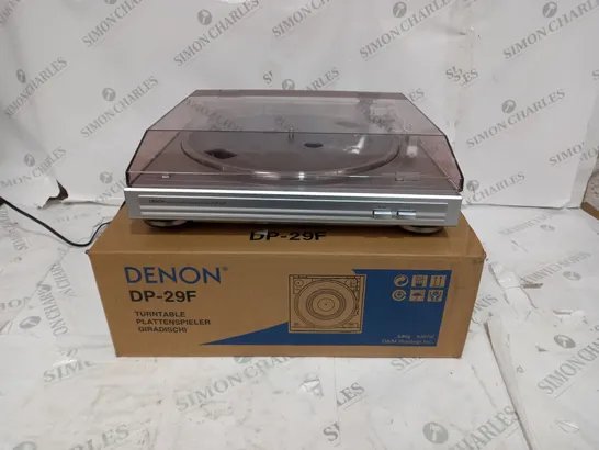 BOXED DENON DP-29F TURNTABLE