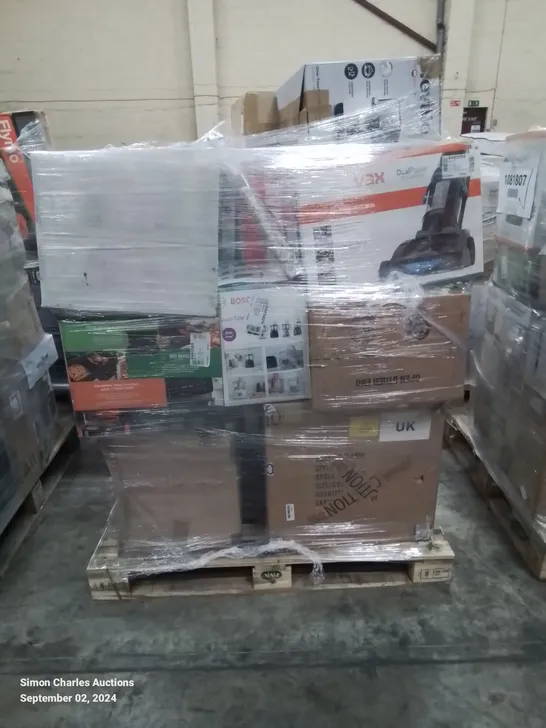 PALLET OF APPROXIMATELY 19 UNPROCESSED RAW RETURN HOUSEHOLD AND ELECTRICAL GOODS TO INCLUDE;