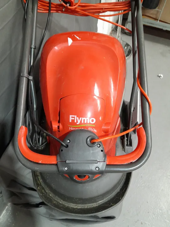 UNBOXED FLYMO HOVER VAC 250 LAWNMOWER