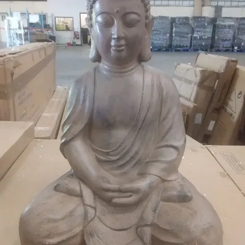 BOXED LARGE SITTING BUDHA FIGURE