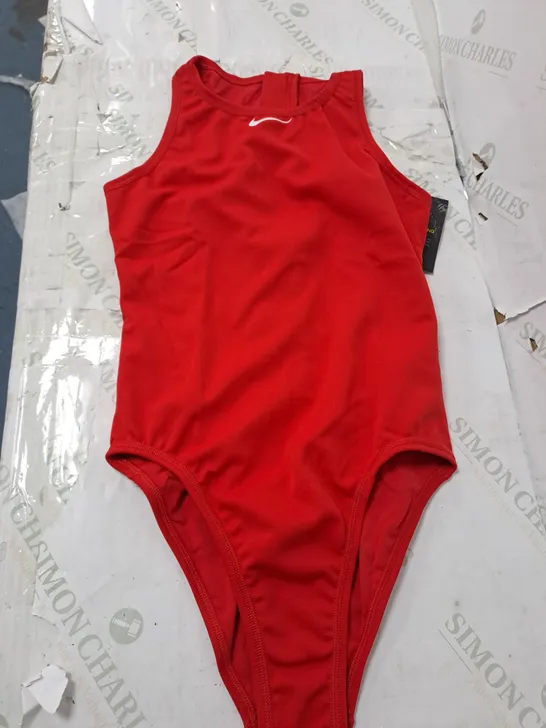 NIKE WATERPOLO SWIM SET IN RED - UK 12