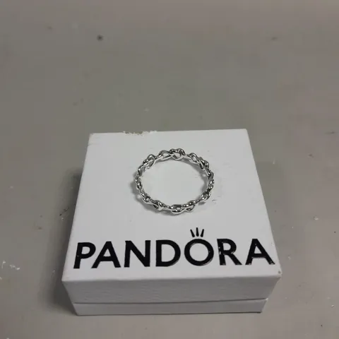 PANDORA KNOTTED HEARTS RING