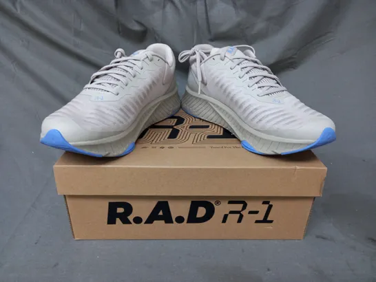 BOXED PAIR OF R.A.D. SHOES IN GREY/BLUE UK SIZE 9.5