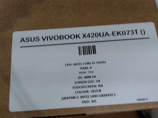 ASUS VIVOBOOK X420UA-EK073T LAPTOP