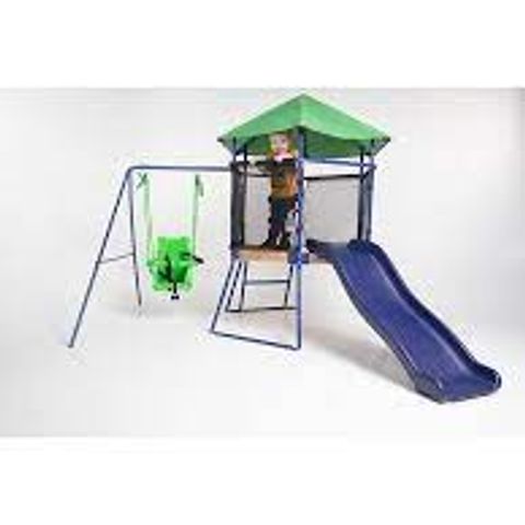 BOXED SPORTSPOWER TODDLER SWING, CLIMBER & STAND (BOX 2 OF 2)