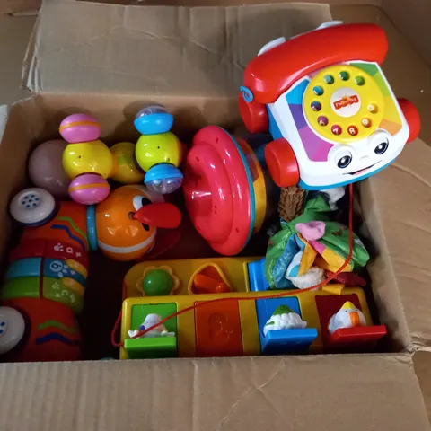 LOT OF ASSORTED INFANT TOYS