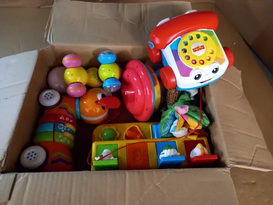 LOT OF ASSORTED INFANT TOYS