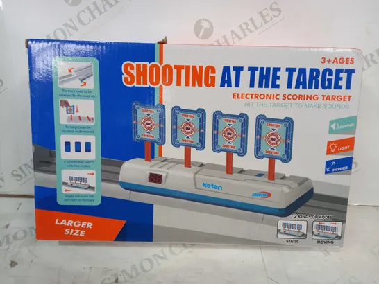 SHOOTING AT THE TARGET - ELECTRONIC SCORING TARGET