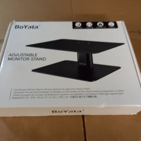 BOXED BOYATA ADJUSTABLE MONITOR STAND