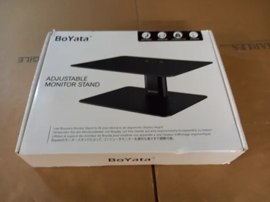 BOXED BOYATA ADJUSTABLE MONITOR STAND