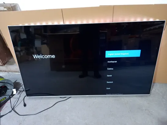BOXED PHILIPS 65" 7600 SERIES 4K ANDROID TV - MODEL 65PUS7956/12