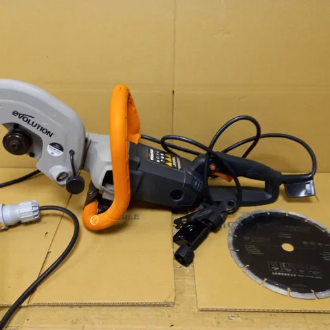 EVOLUTION 230MM ELECTRIC DISC CUTTER WITH DIAMOND BLADE