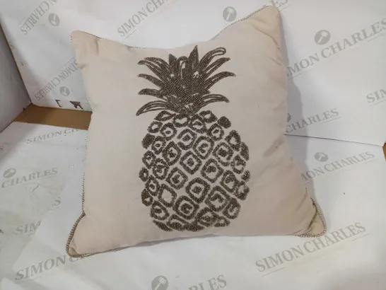 BEIGE PINEAPPLE CUSHION