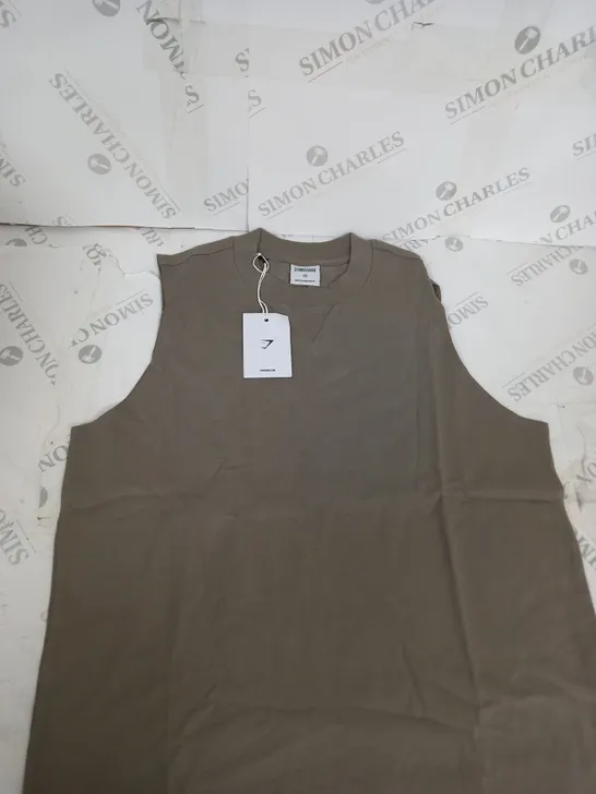 GYMSHARK REST DAY ESSENTIALS TANK SIZE XS