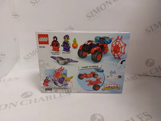 BRAND NEW BOXED LEGO MARVEL SPIDEY AND HIS AMAZING FRIENDS  10781 AGES 4+ SPIDER MANS TECHNO TRIKE