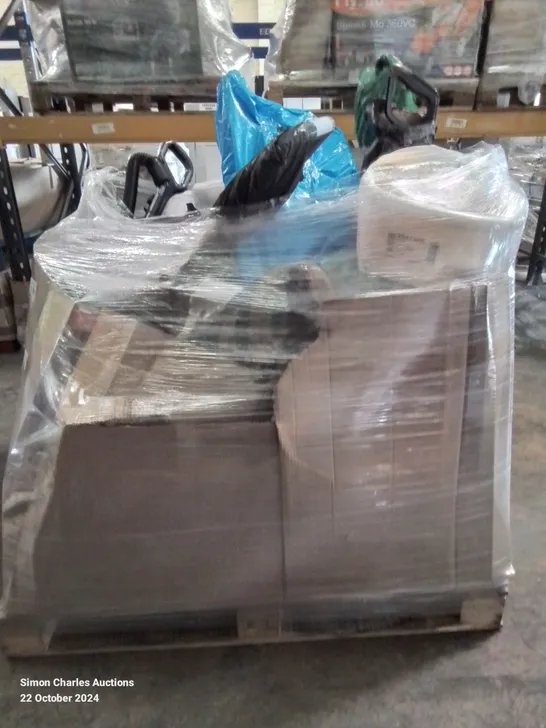 PALLET OF APPROXIMATELY 21 UNPROCESSED RAW RETURN HOUSEHOLD AND ELECTRICAL GOODS TO INCLUDE;