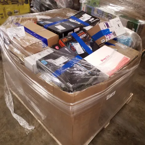 PALLET OF APPROXIMATELY ASSORTED HOUSEHOLD & ELECTRICITY PRODUCTS INCLUDING 