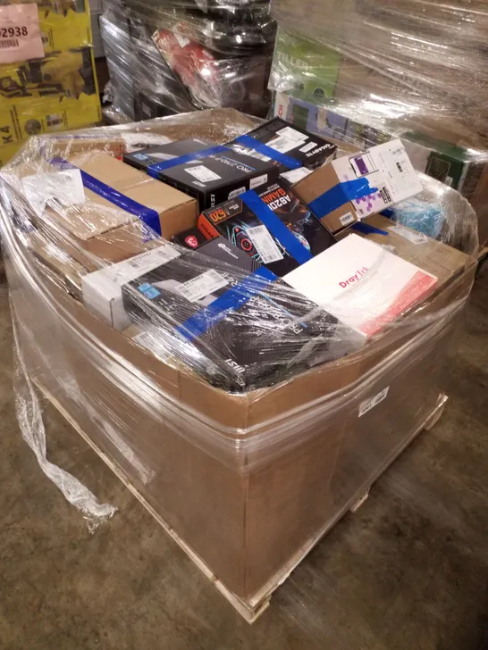 PALLET OF APPROXIMATELY ASSORTED HOUSEHOLD & ELECTRICITY PRODUCTS INCLUDING 