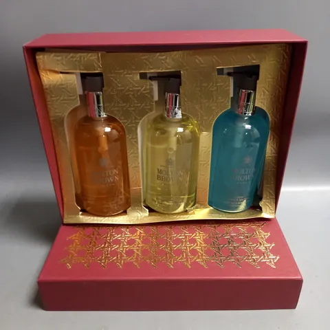 BOXED MOLTON BROWN SET OF 3 HAND WASHES GIFT SET 300ML