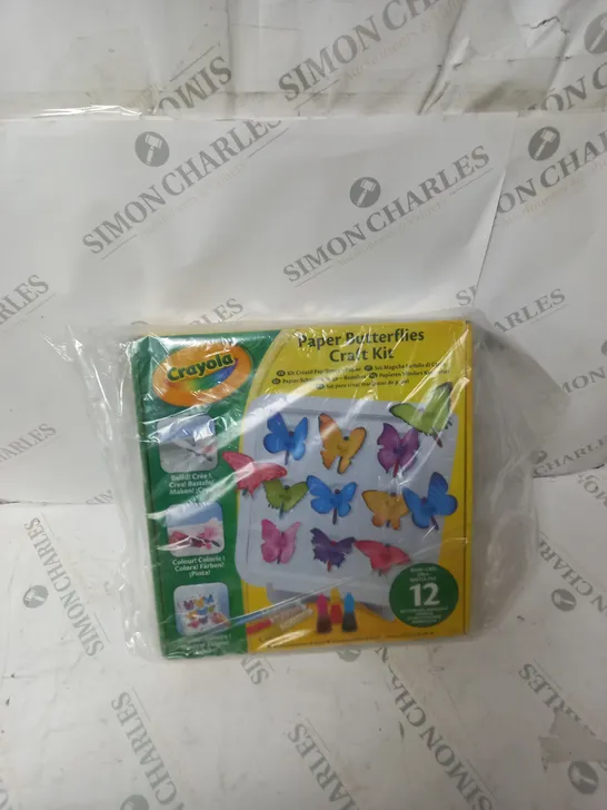 BOXED CRAYOLA PAPER BUTTERFLIES CRAFT KIT  RRP £17.99