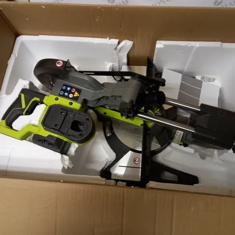 RYOBI ONE+ CORDLESS COMPOUND SLIDING MIRTE SAW 