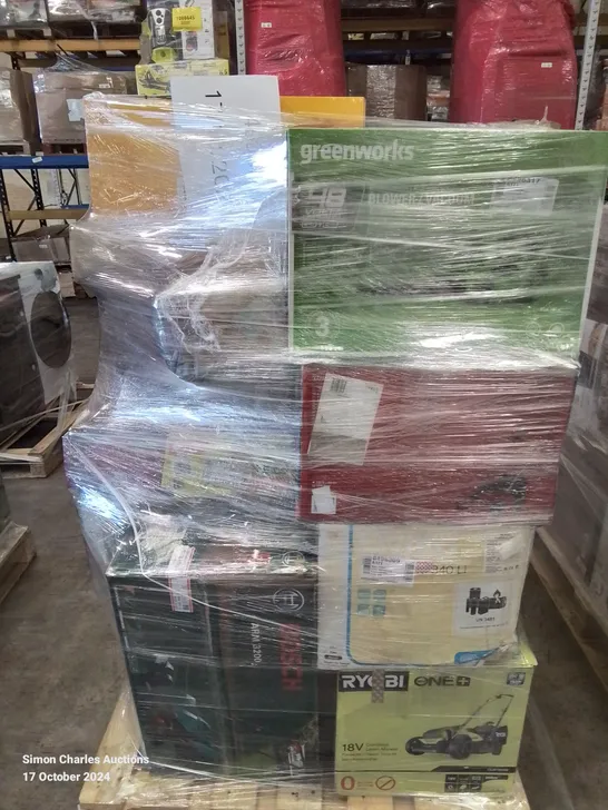 PALLET OF APPROXIMATELY 21 UNPROCESSED RAW RETURN HOUSEHOLD AND ELECTRICAL GOODS TO INCLUDE;