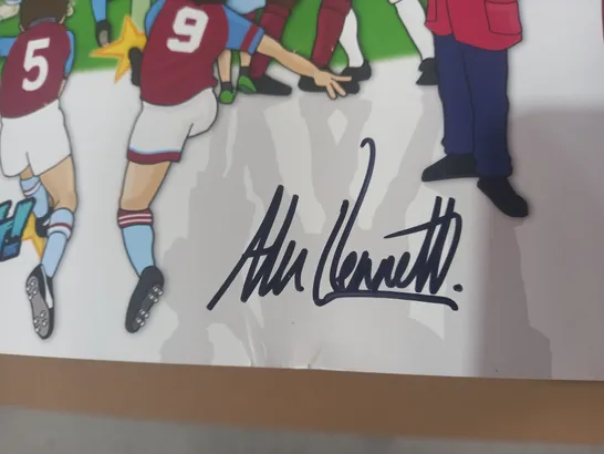 ALEX BENNETT SIGNED ASTON VILLA MISHMASH - THE HISTORY OF THE VILLANS IN ONE IMAGE ART PRINT