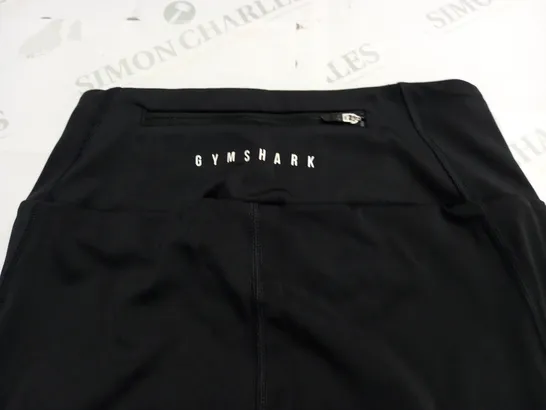 GYMSHARK BLACK TRAINING LEGGINGS - S