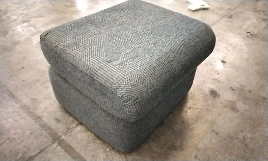 QUALITY BRITISH DESIGNED & MANUFACTURED G PLAN FOOTSTOOL GREY FABRIC 