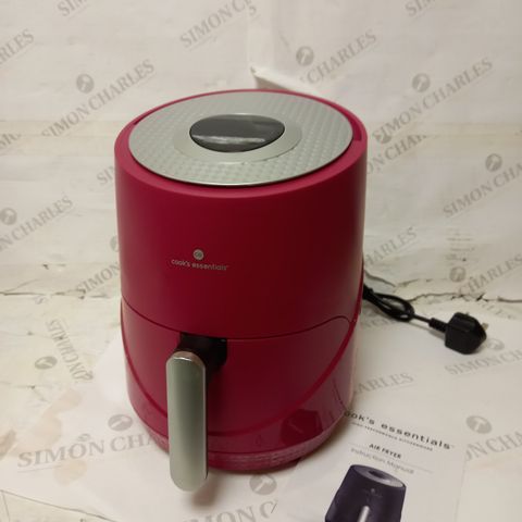 COOK'S ESSENTIALS 2.8L TOUCH SCREEN AIR FRYER -- RED
