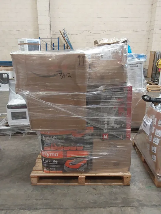 PALLET OF APPROXIMATELY 15 UNPROCESSED RAW RETURN HOUSEHOLD AND ELECTRICAL GOODS TO INCLUDE;